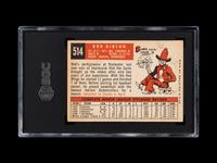 A 1959 Topps Bob Gibson Rookie Baseball Card No. 514 (SGC 4 VG/EX)