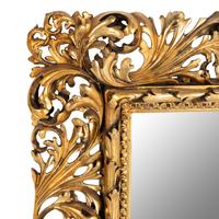 An Italian Carved Giltwood Mirror