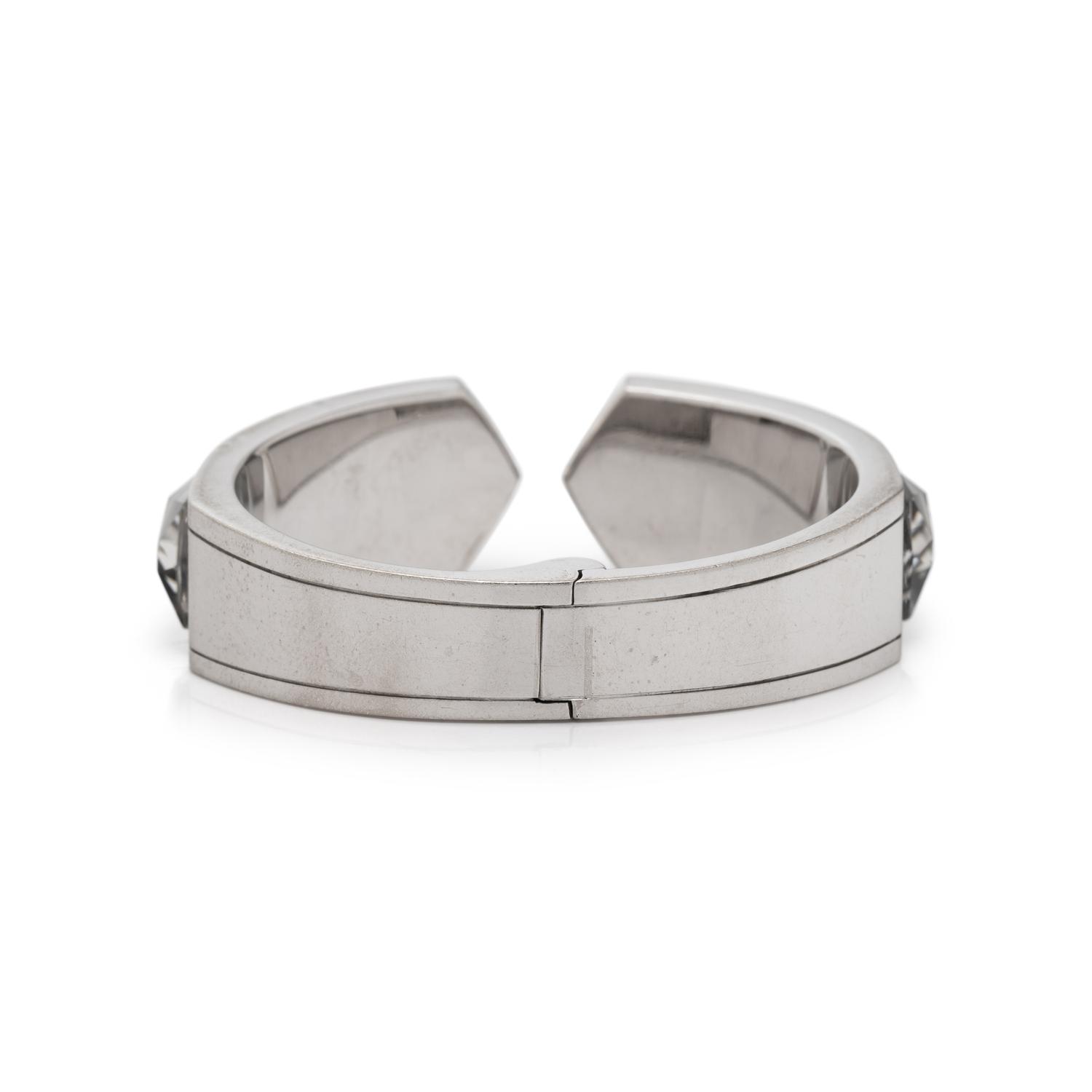 STEPHEN WEBSTER, 'CRYSTAL HAZE' QUARTZ, DIAMOND, AND WHITE GOLD BRACELET