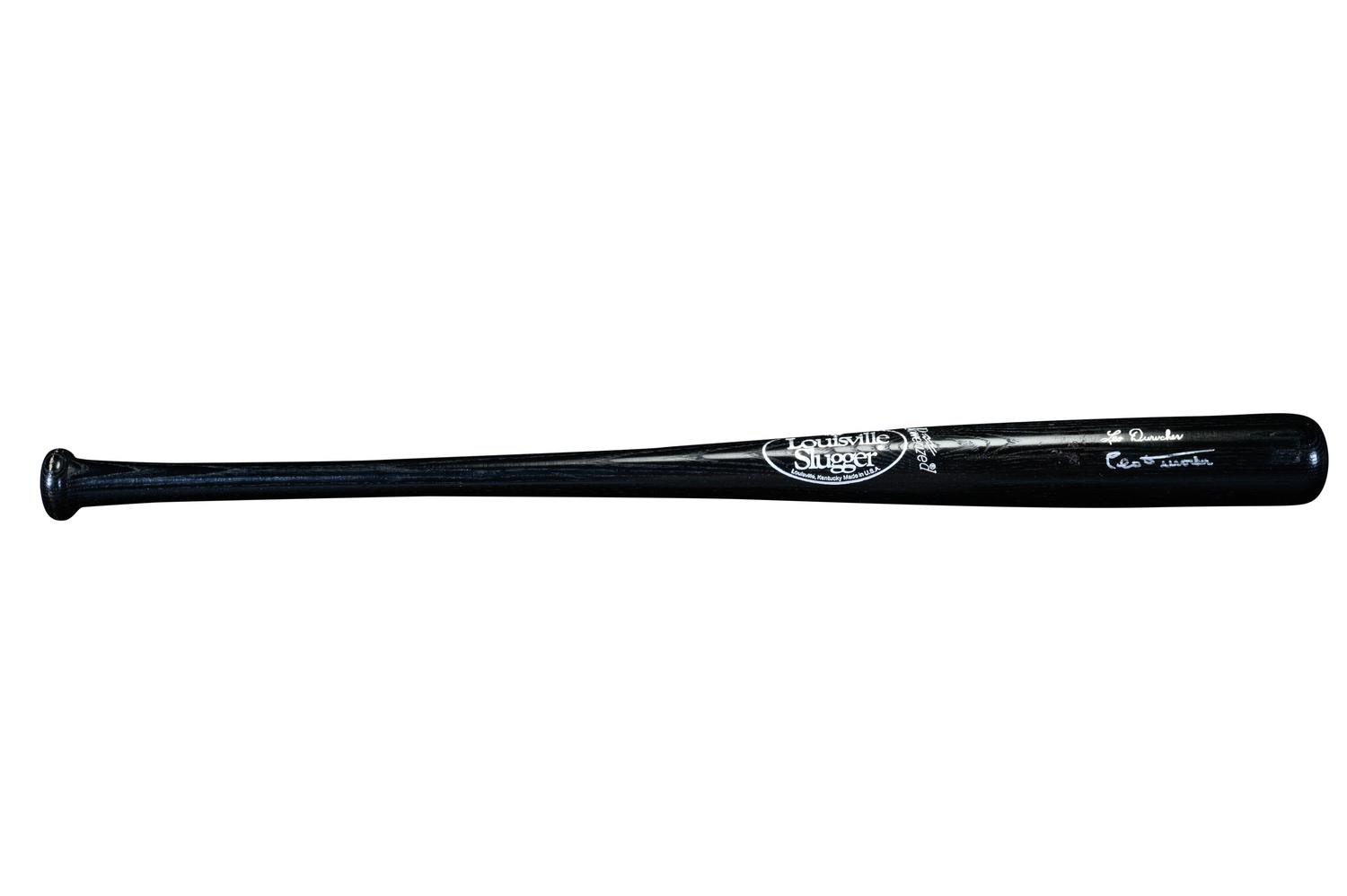 A Leo Durocher Signed Baseball Bat