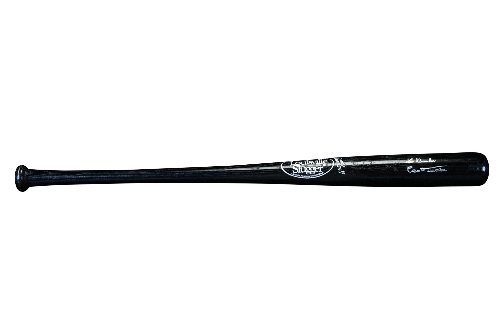 A Leo Durocher Signed Baseball Bat