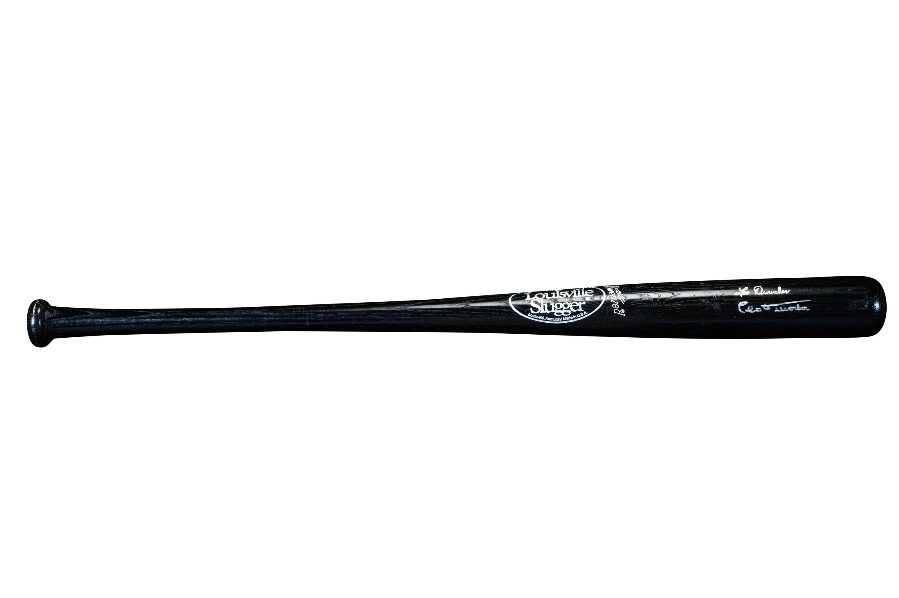 A Leo Durocher Signed Baseball Bat