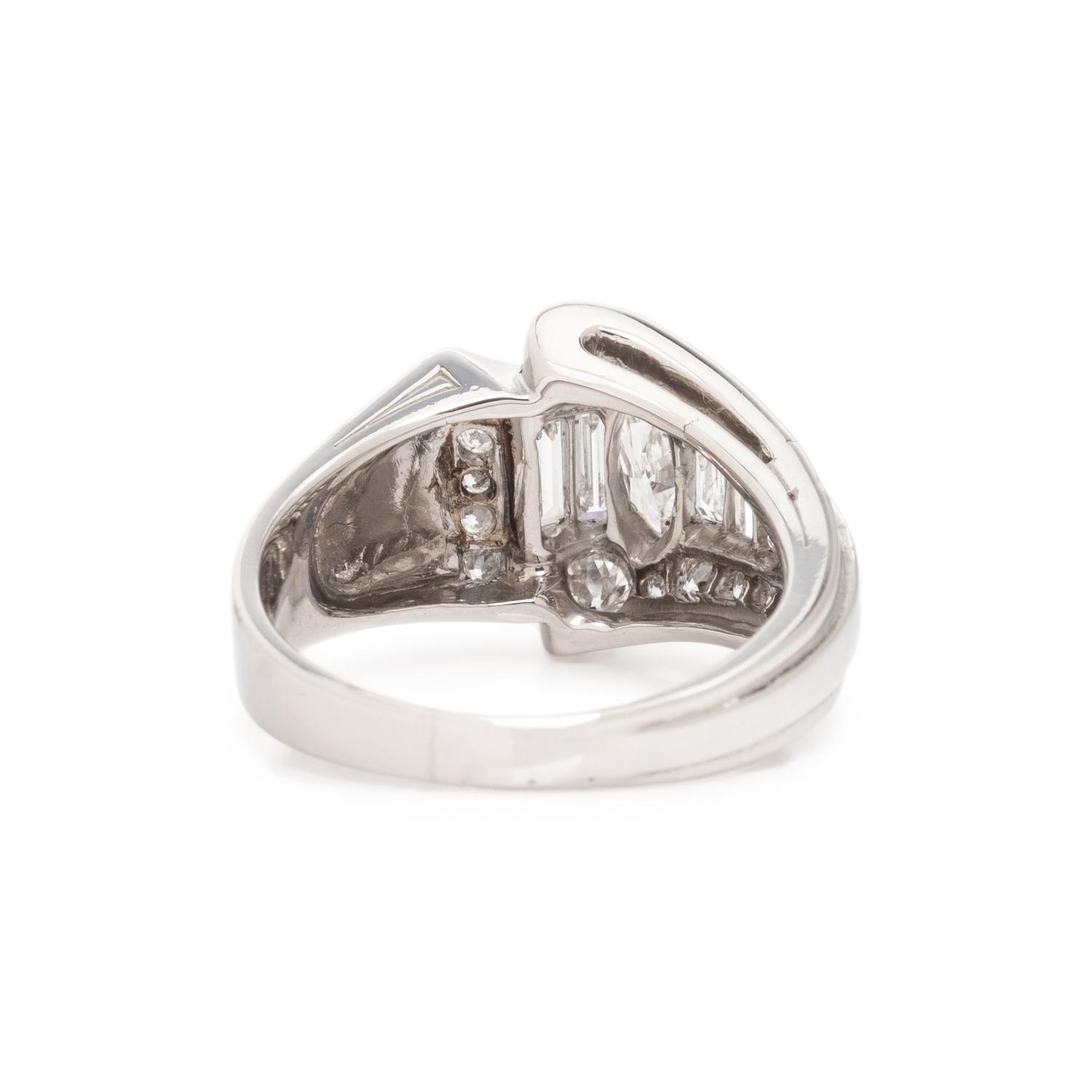 PLATINUM AND DIAMOND RING