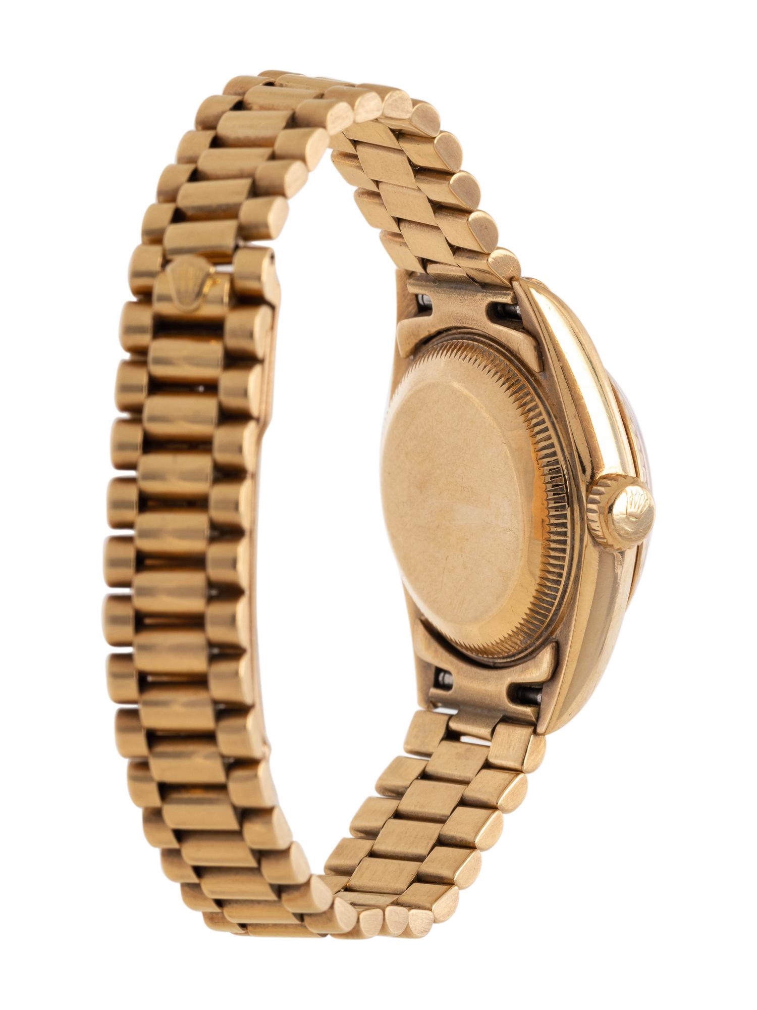 ROLEX, REF. 69178 18K YELLOW GOLD 'OYSTER PERPETUAL DATEJUST' WATCH