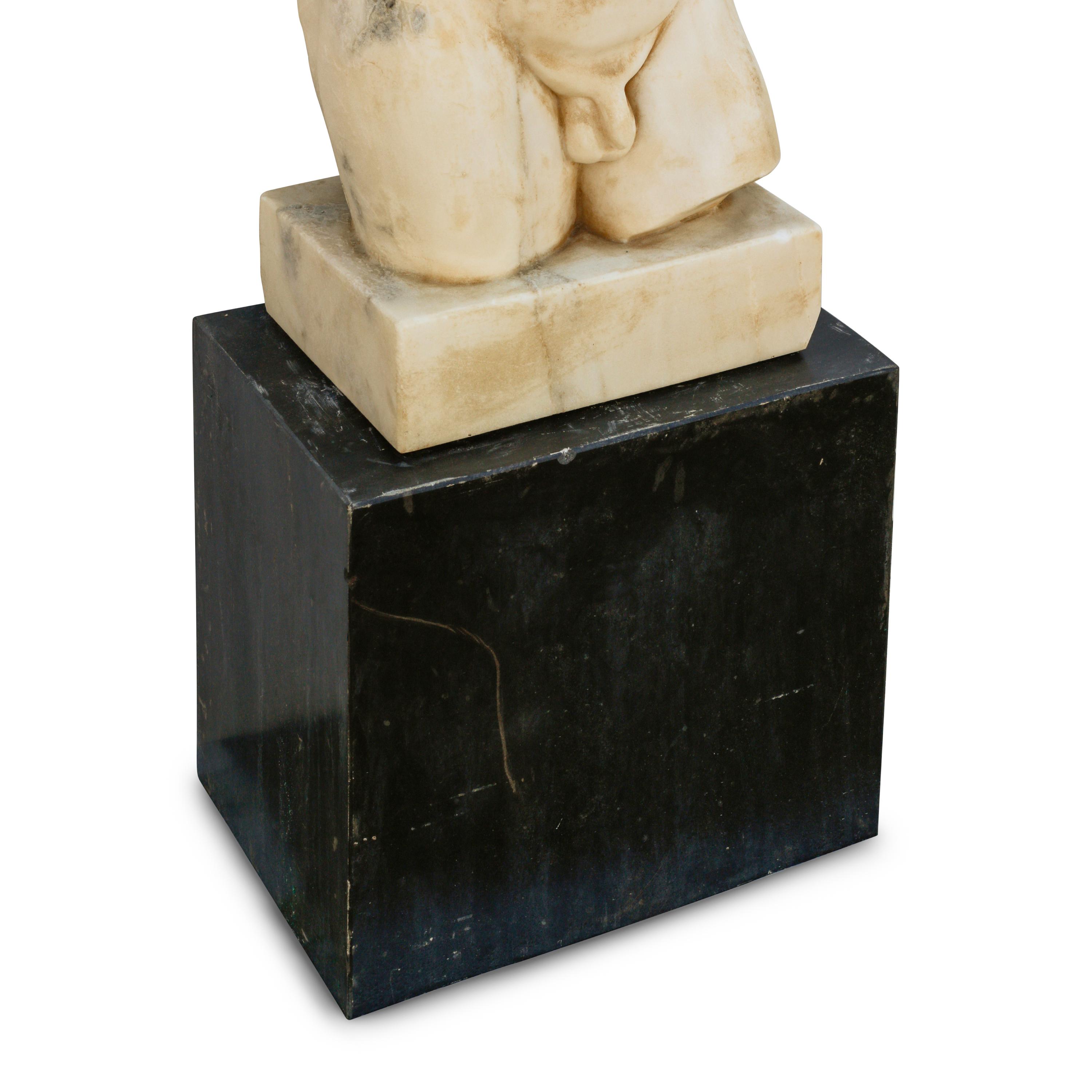 An Italian Marble Torso of a Man