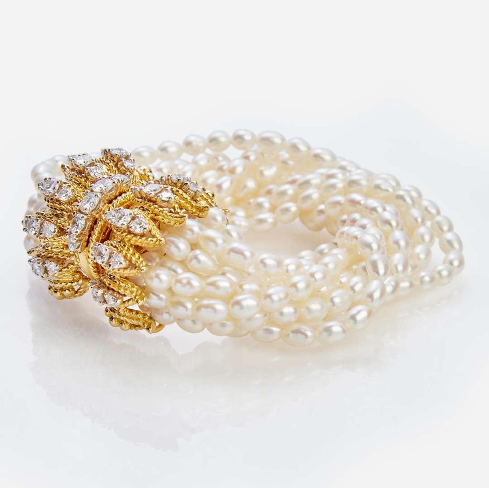 A Multi-Strand Freshwater Pearl Bracelet
