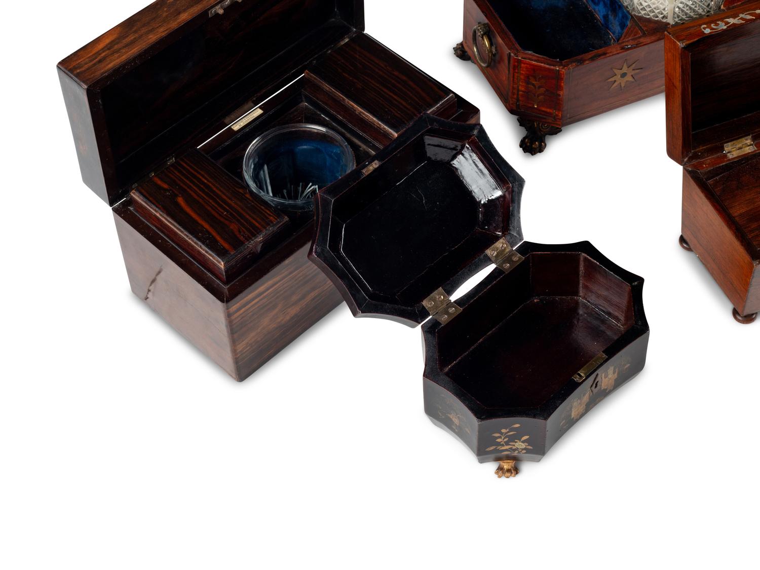 A Collection of Tea Caddies