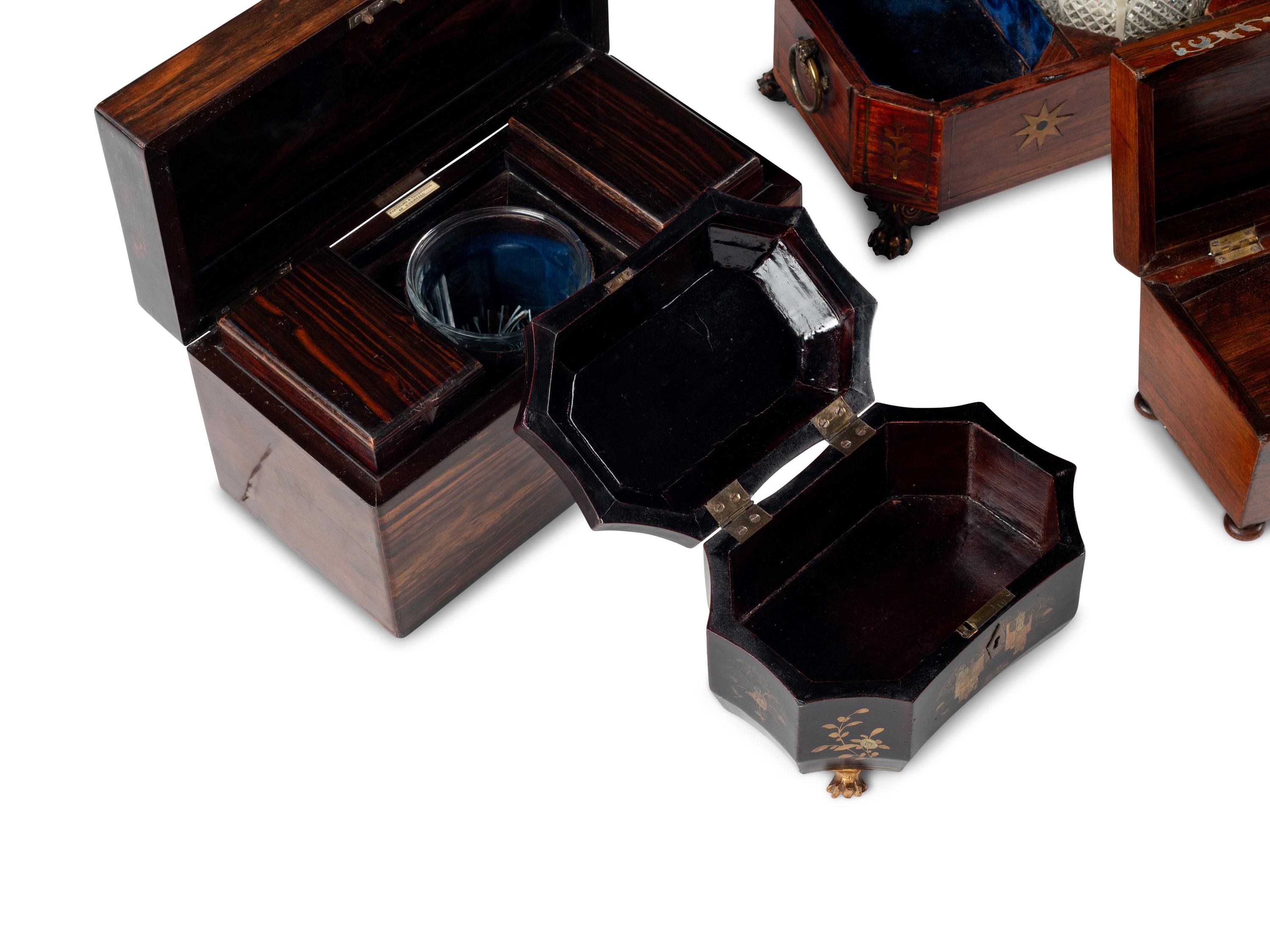 A Collection of Tea Caddies