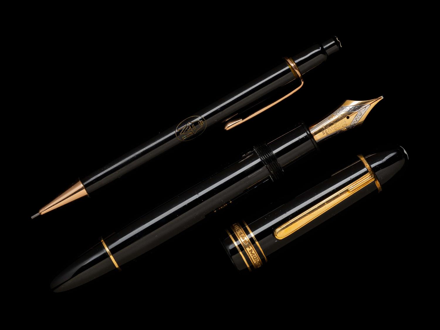 A Montblanc Meisterstuck No. 149 Fountain Pen and a Montblanc Pix Pencil