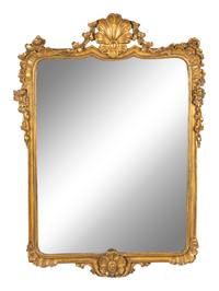 A Pair of Italian Giltwood Mirrors
