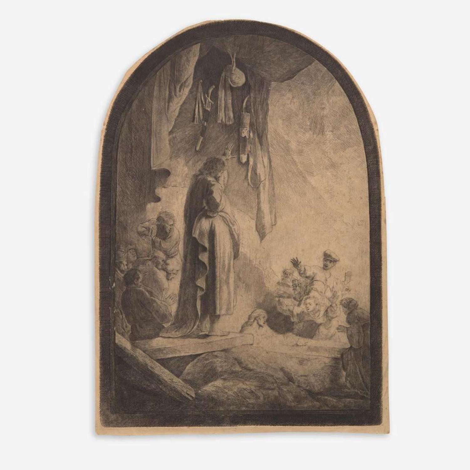 Rembrandt van Rijn (Dutch, 1606–1669) The Raising of Lazarus (The Larger Plate)