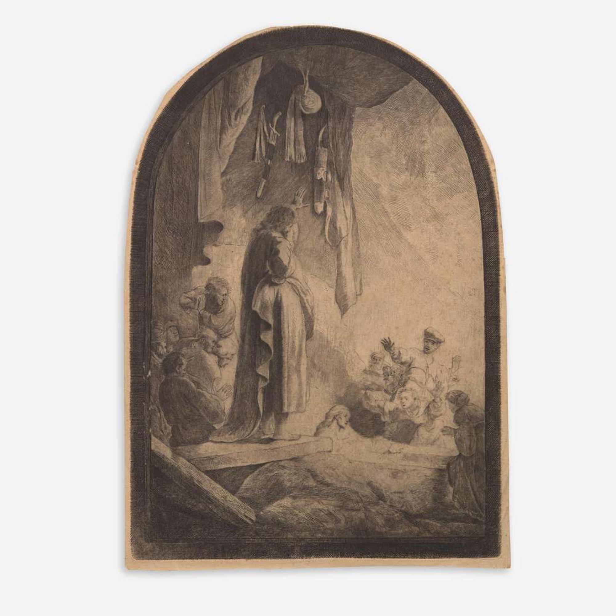 Rembrandt van Rijn (Dutch, 1606–1669) The Raising of Lazarus (The Larger Plate)