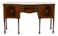 A George III Style Mahogany Sideboard Height 35 3/4 x width 60 x depth 24 inches. — EARLY 20TH CENTURY