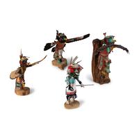 Collection of Hopi Katsinas, Eagle Dancers