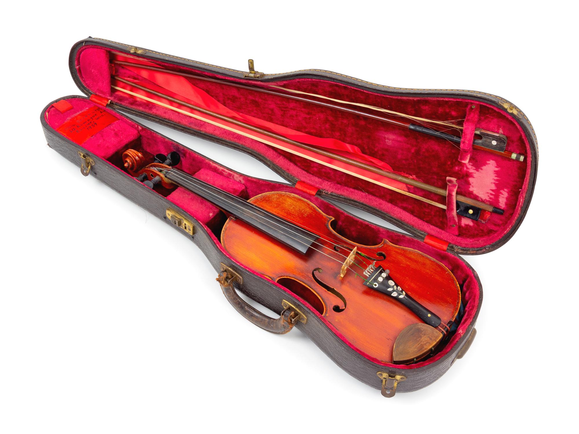 A Cased American Violin
