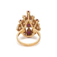 RUBY AND OPAL RING