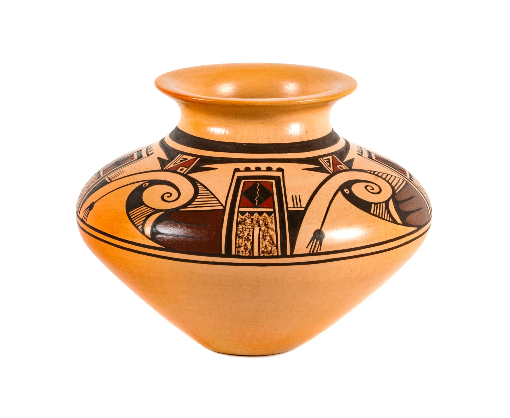 Agnes Setalla Height 6 1/4 x depth 8 inches — (Hopi, 20th Century)