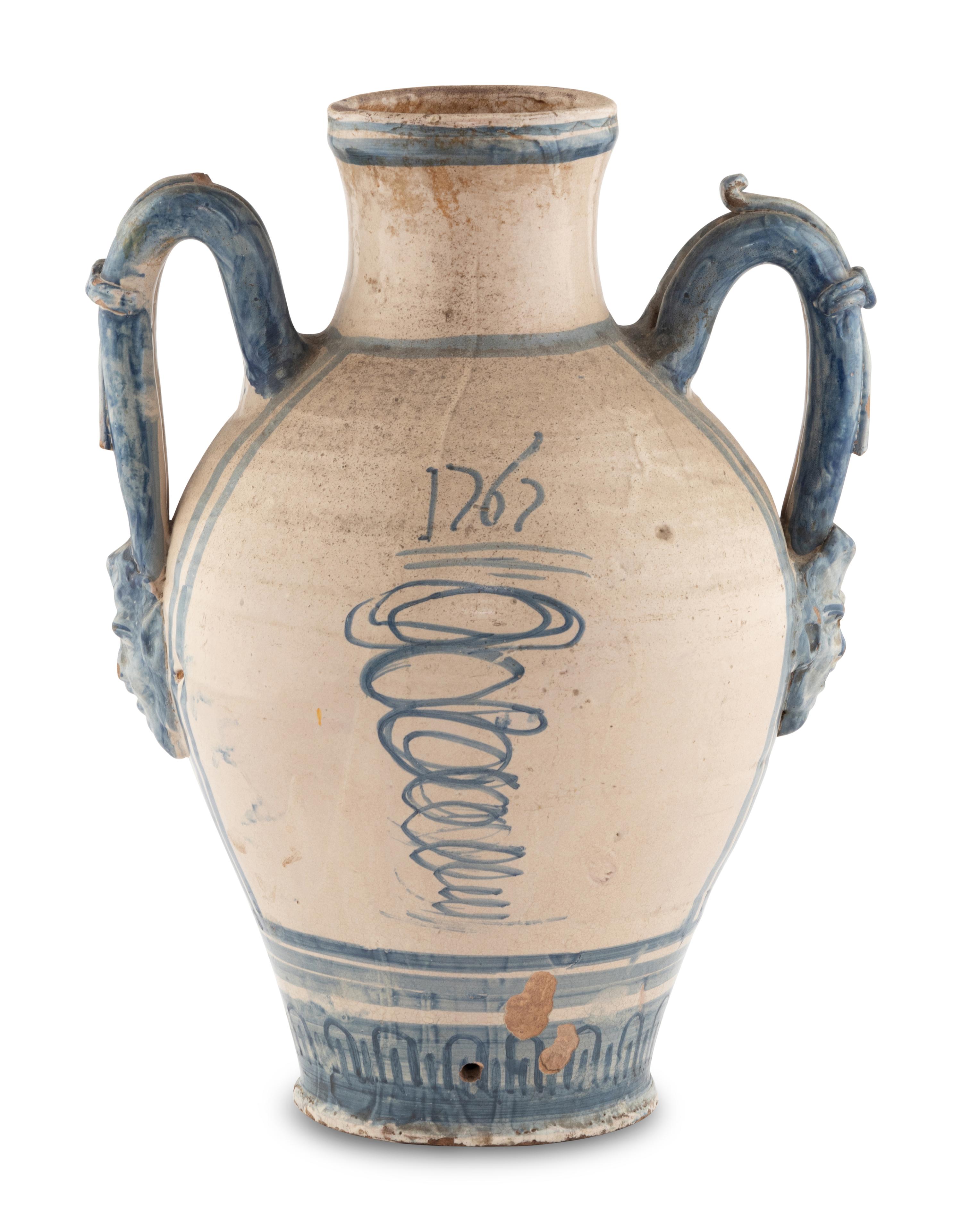 An Italian Maiolica Pharmacy Jar