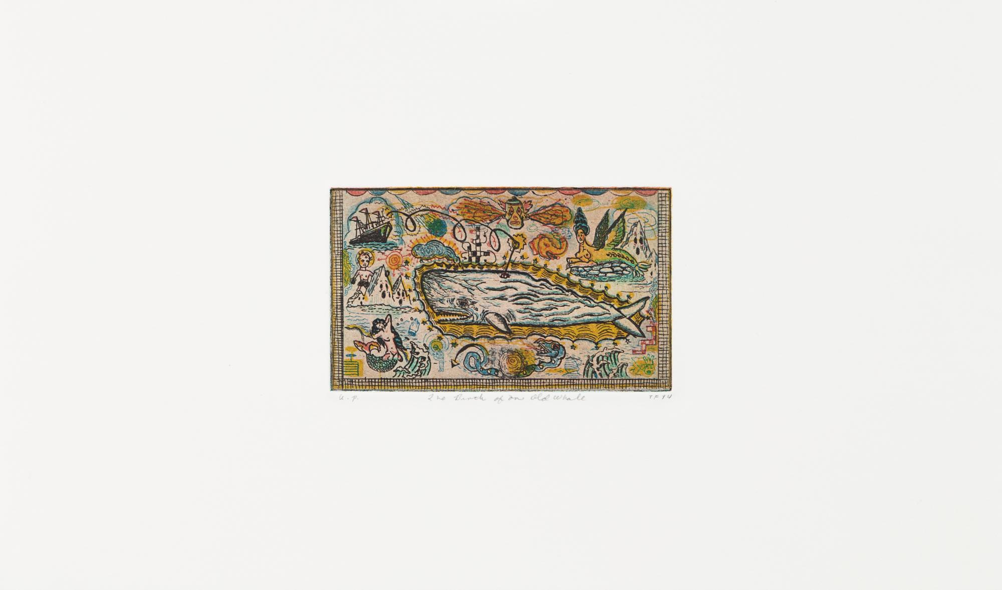 Tony Fitzpatrick, (American, b. 1958), Cetus, Job's Dream, and The Birth of an Old Whale, 1994 (a group of 3)