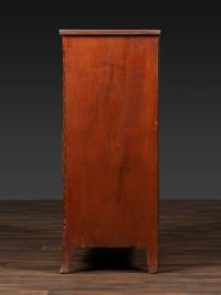 A Federal Vine and Leaf Inlaid Cherrywood Chest of Drawers