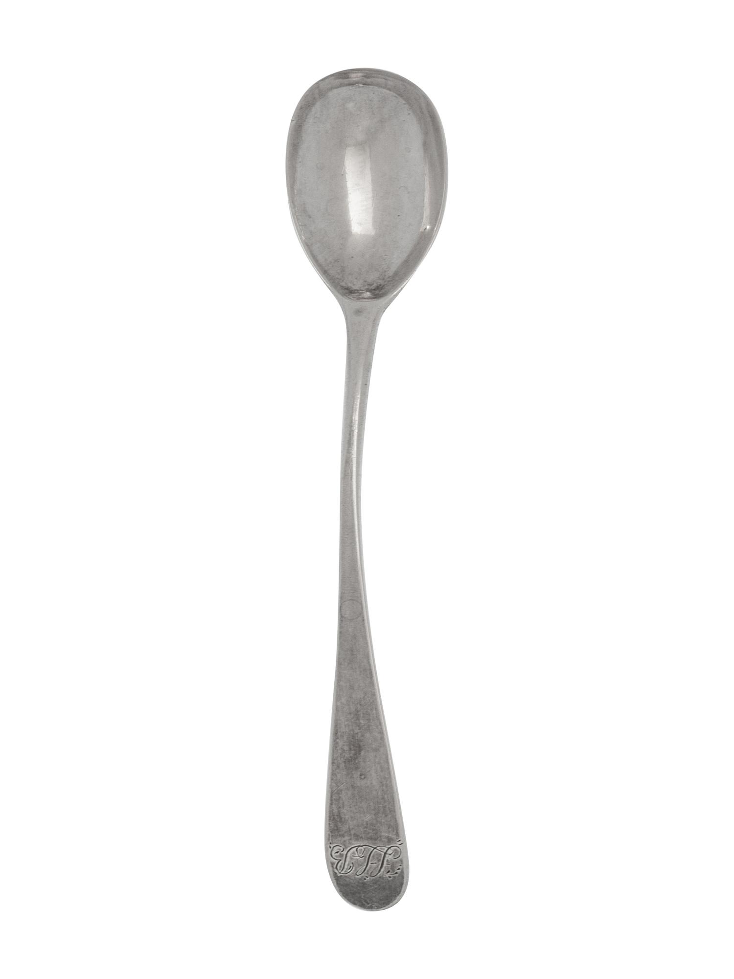 A George III Silver Condiment Spoon
