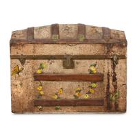 A Painted Sheet Metal-Clad Trunk