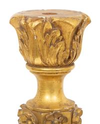 Two Regency Carved Giltwood Articles