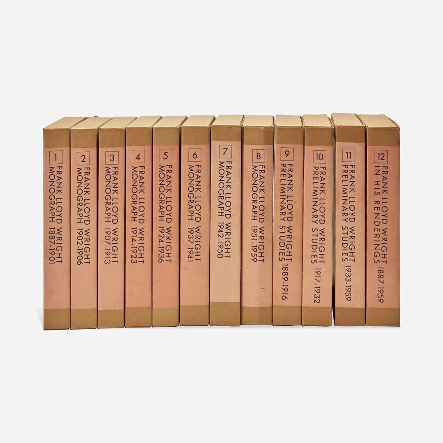 [Architecture] [Wright, Frank Lloyd] Frank Lloyd Wright Monographs