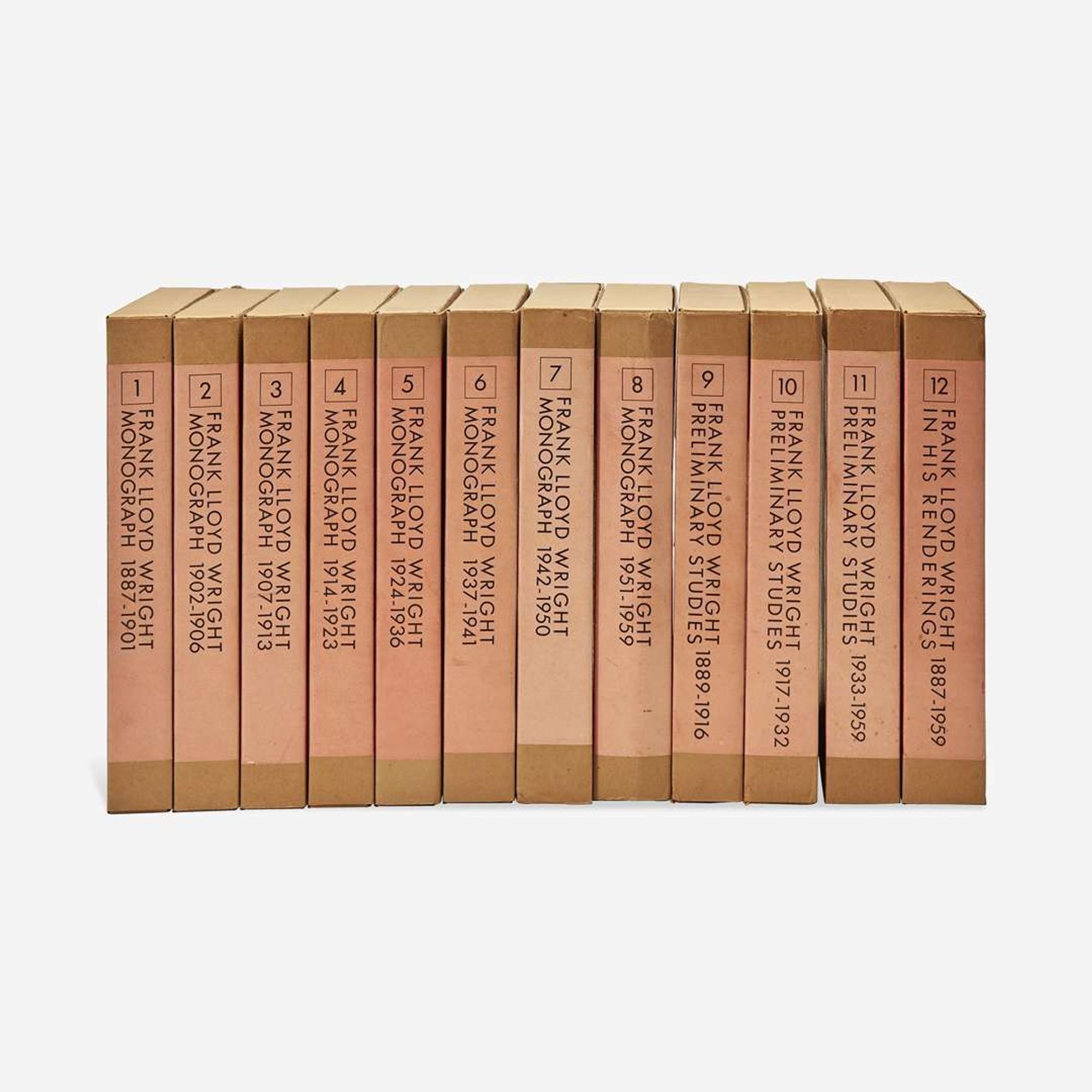 [Architecture] [Wright, Frank Lloyd] Frank Lloyd Wright Monographs