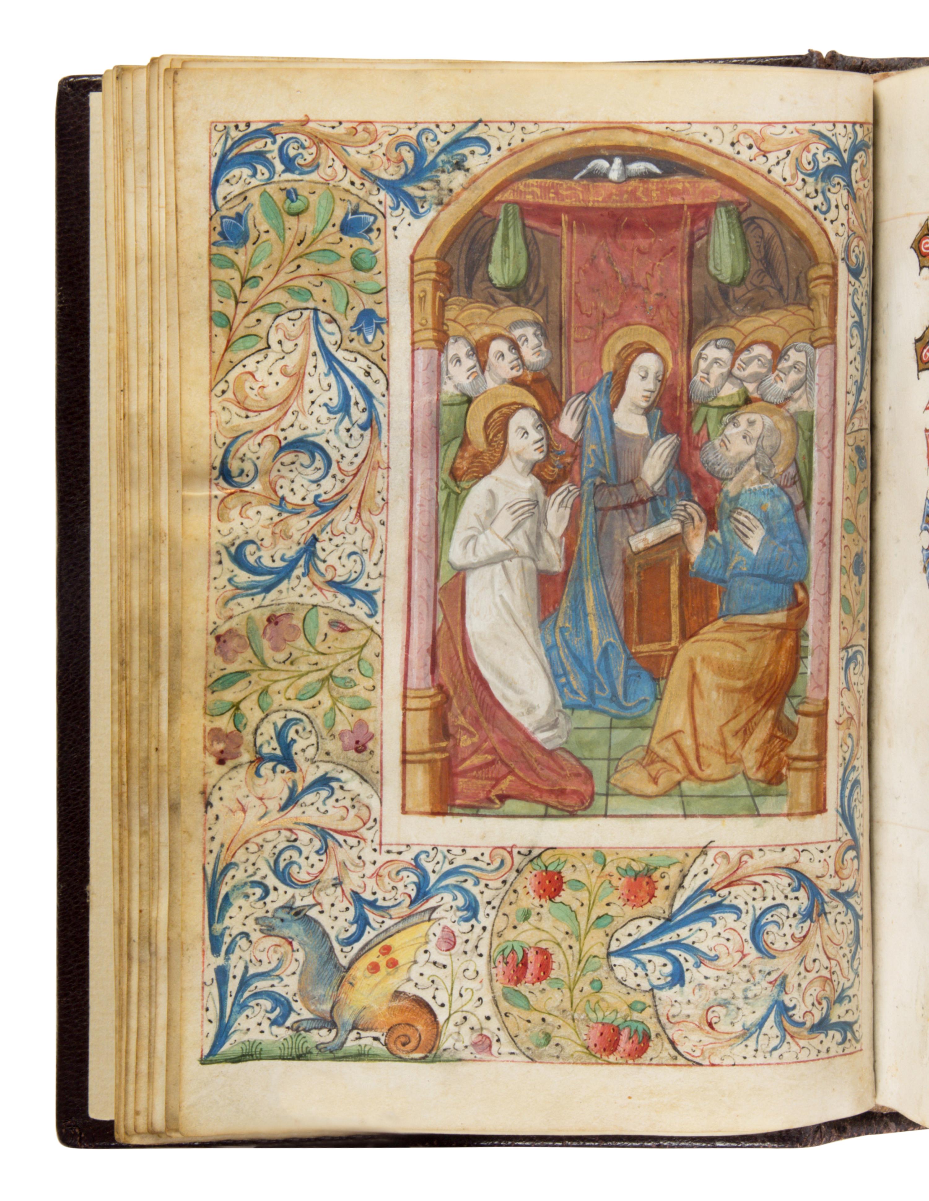 CIRCLE OF THE MASTER GUYOT DU PELEY (Troyes, active c. 1470-1490) Book of Hours, in Latin and French, illuminated manuscript on parchment [France, Troyes, c. 1470–1490]