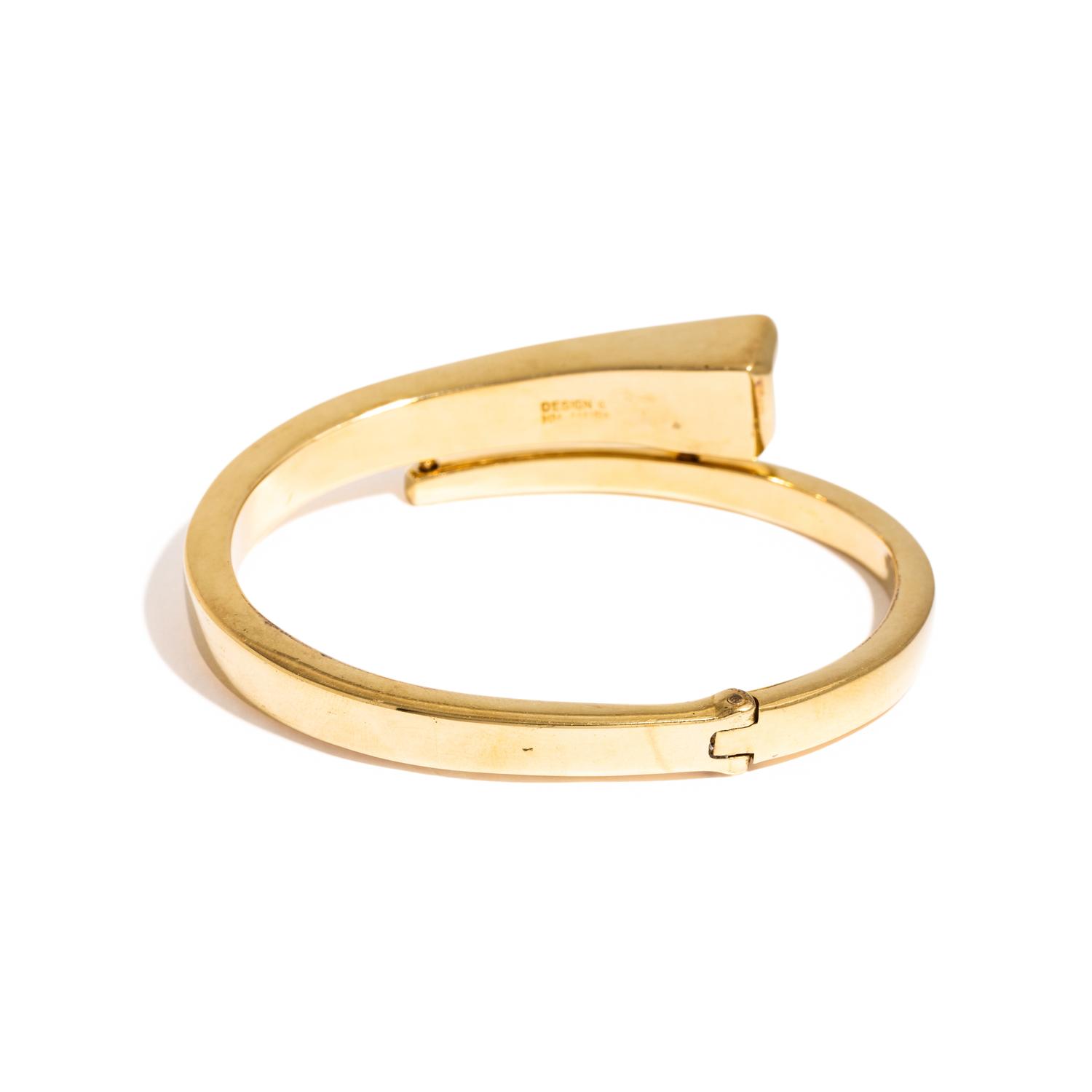 YELLOW GOLD BANGLE BRACLET