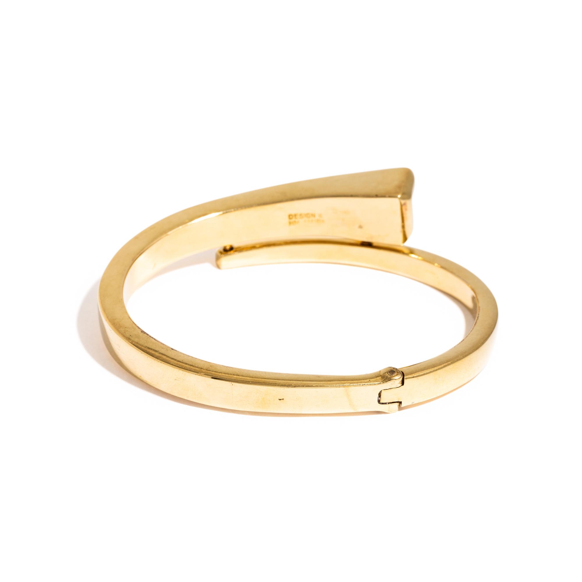YELLOW GOLD BANGLE BRACLET