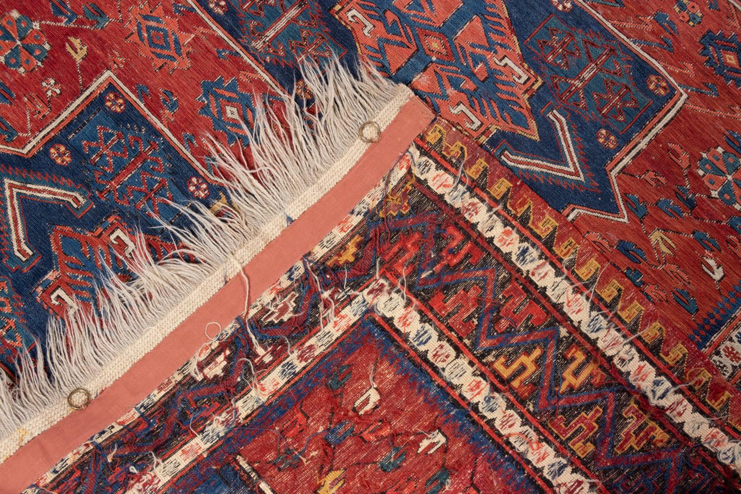 A Caucasian Soumak Wool Rug