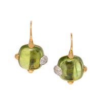 POMELLATO, PERIDOT AND DIAMOND EARRINGS