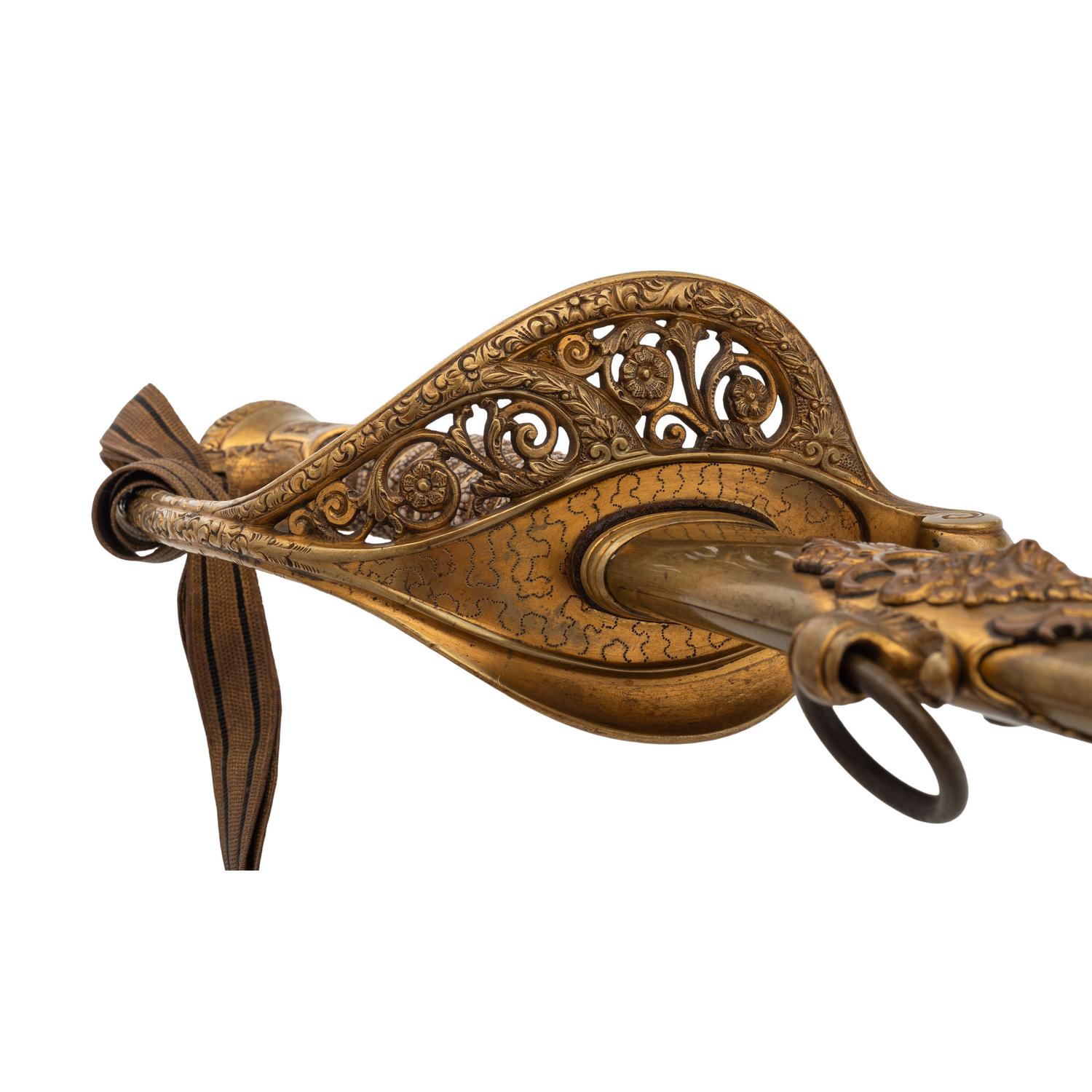 Two Ames Presentation Swords to Lt. Henry Ward (Capt.) 57th Mass Infantry WIA at Antietam, Spotsylvania & Petersburg, POW Petersburg & Post-War General