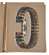 [SOUTHWEST] Pueblo Indian Painting. 50 Reproductions of Watercolor Paintings by Indian Artists of the New Mexican Pueblos of San Ildefonso and Sia