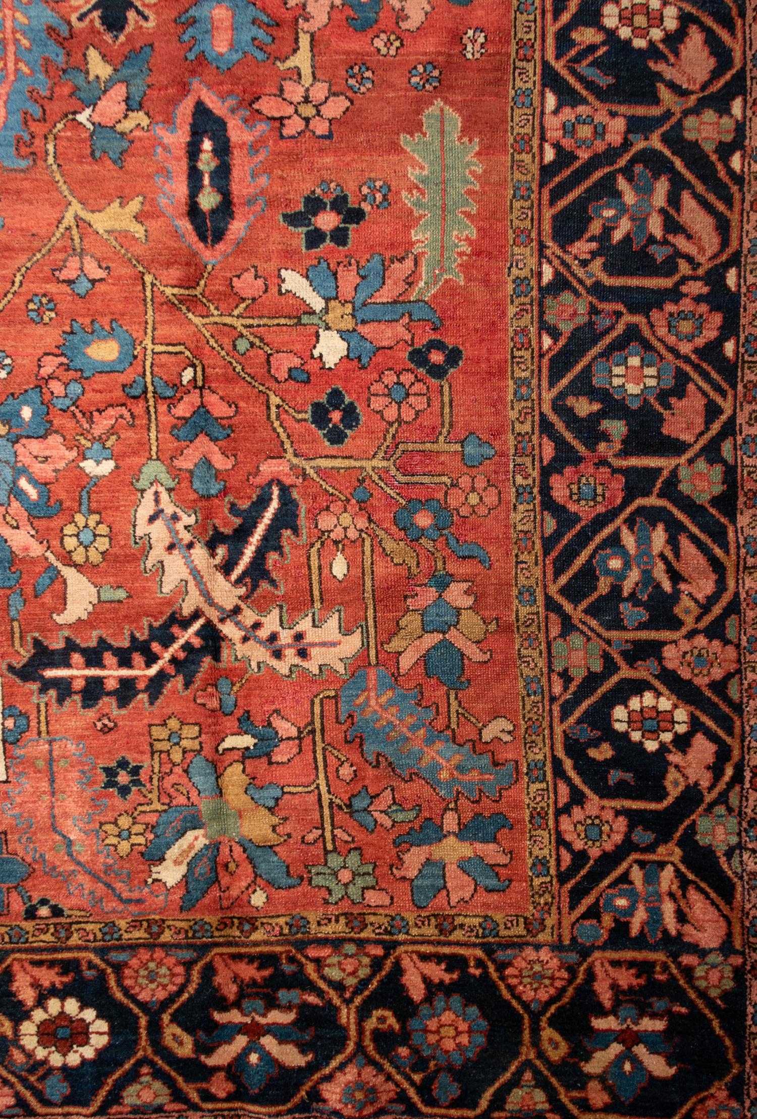 A Heriz Serapi Wool Rug