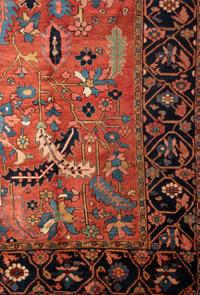A Heriz Serapi Wool Rug