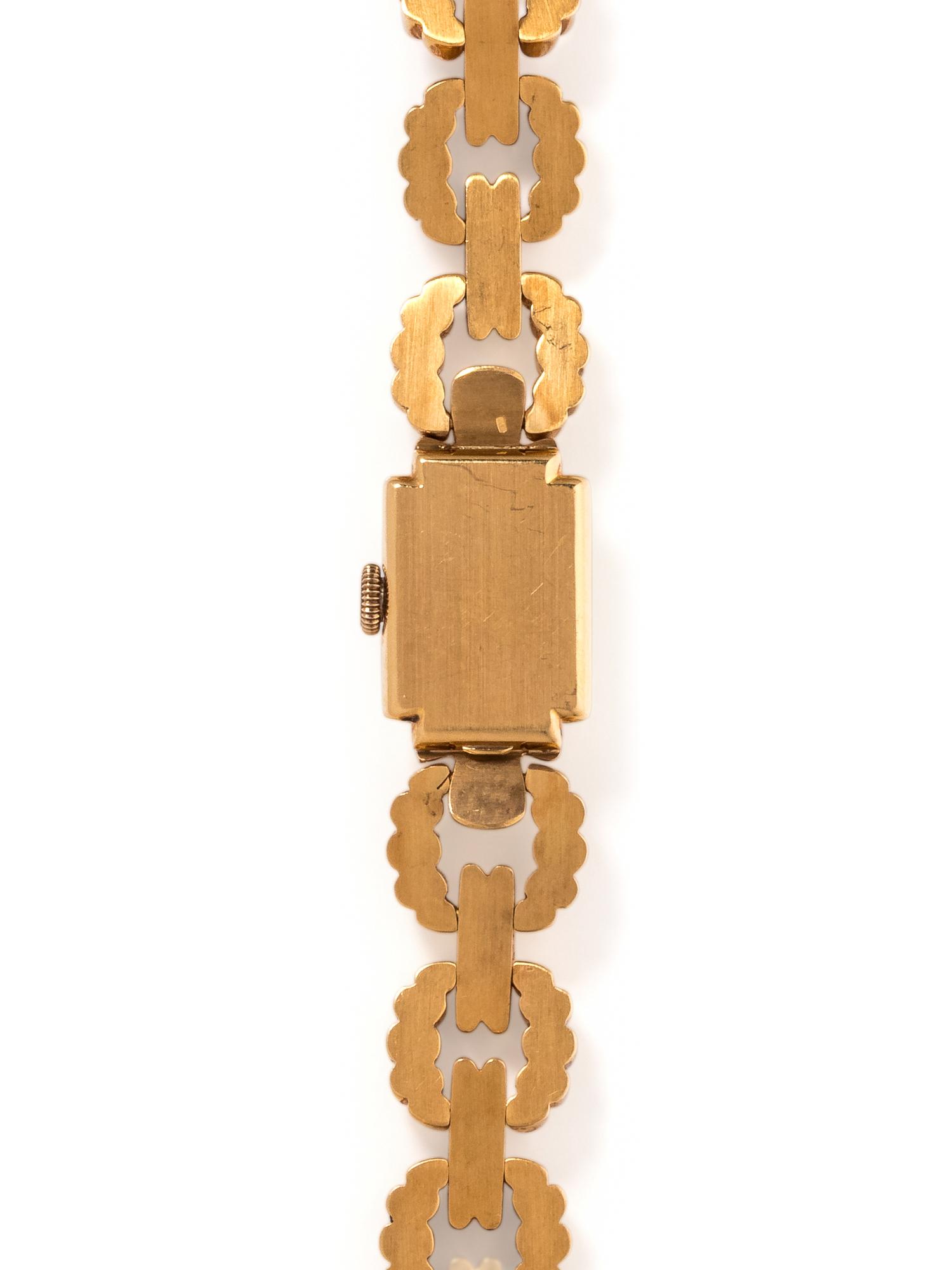 GÜBELIN, 18K YELLOW GOLD WRISTWATCH