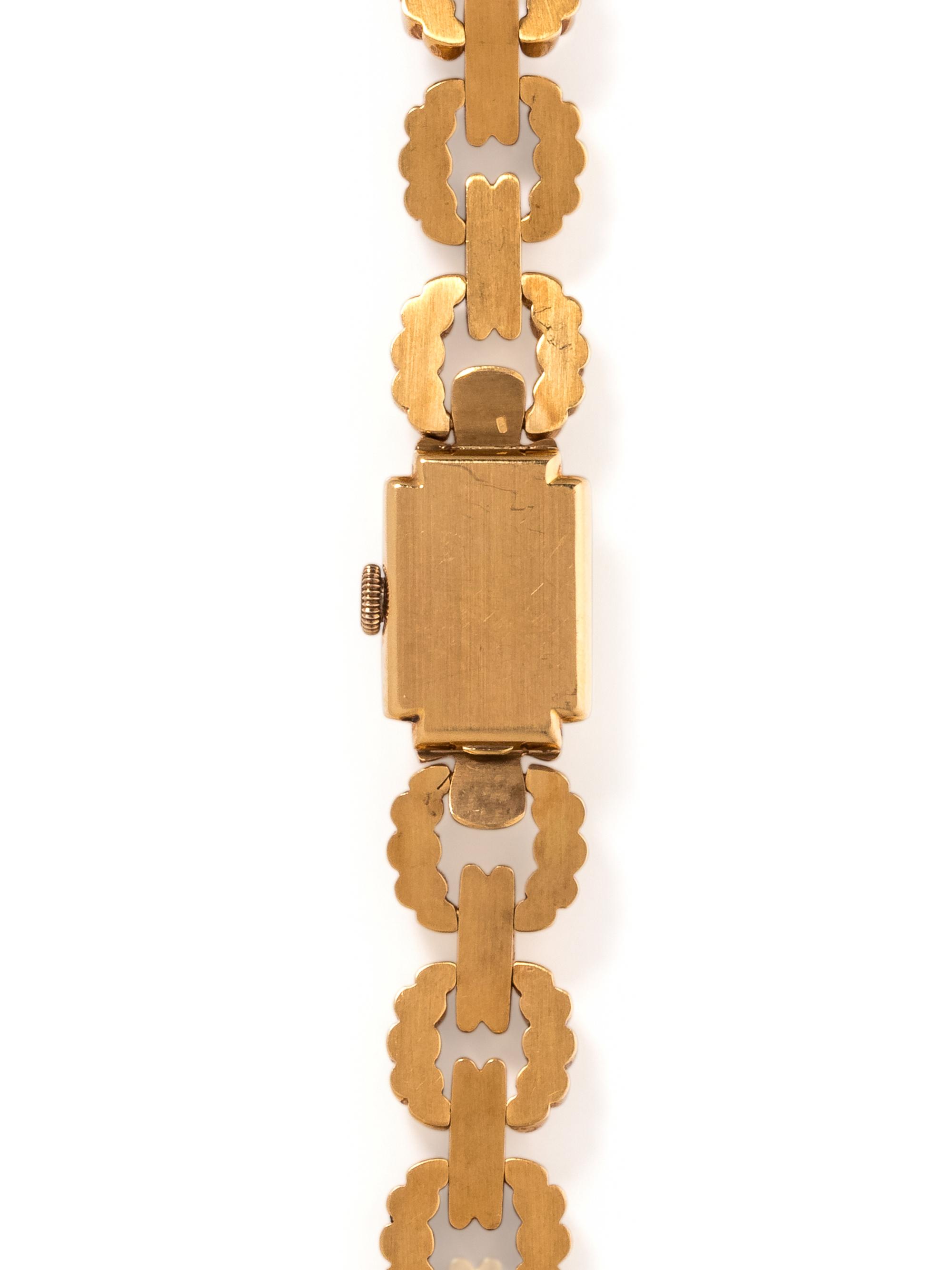 GÜBELIN, 18K YELLOW GOLD WRISTWATCH