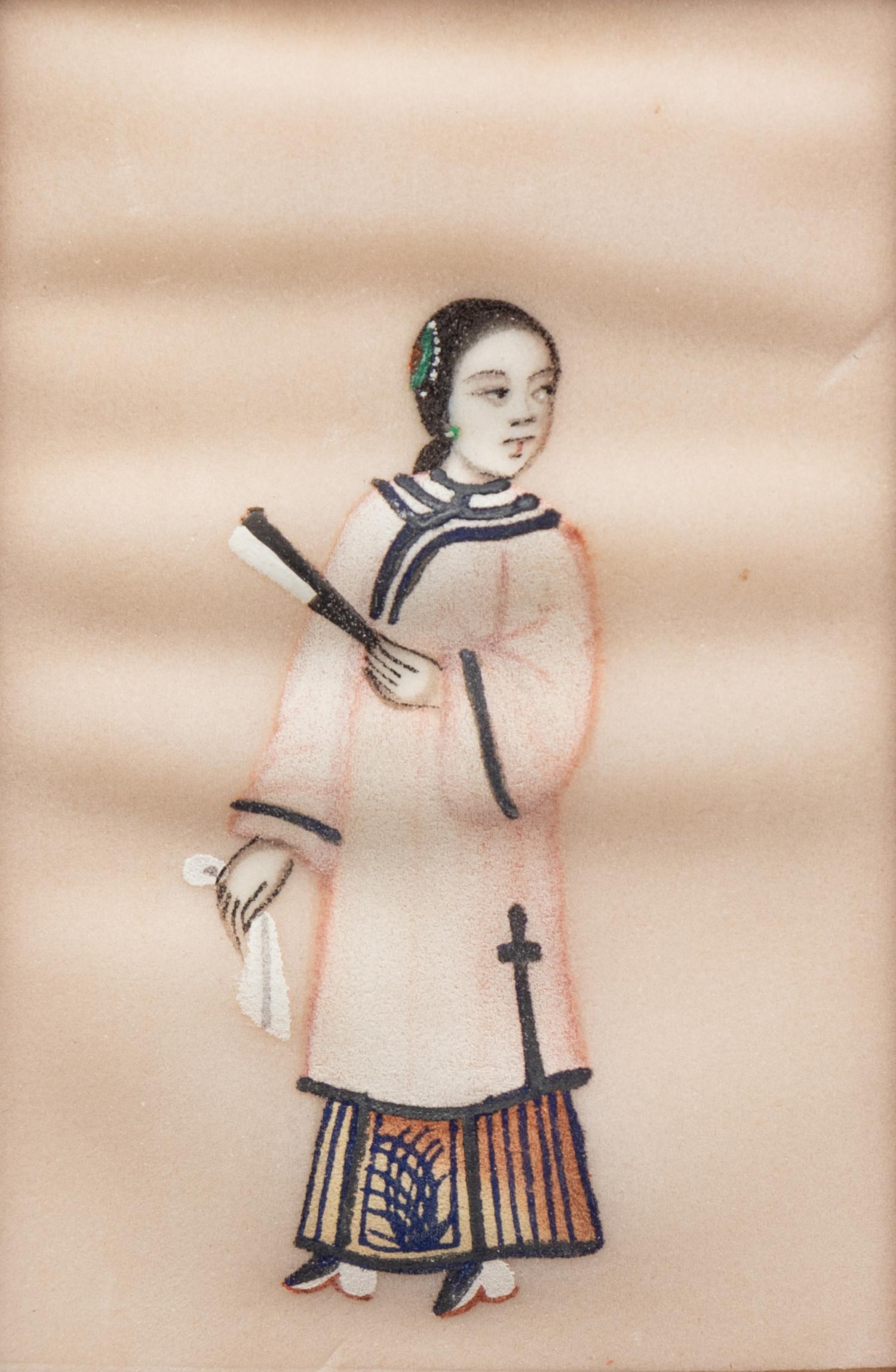 Eight Chinese Export Pith Paintings