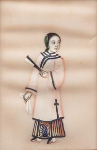 Eight Chinese Export Pith Paintings