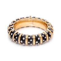 TIFFANY & CO., SCHLUMBERGER, ENAMEL AND DIAMOND BANGLE BRACELET
