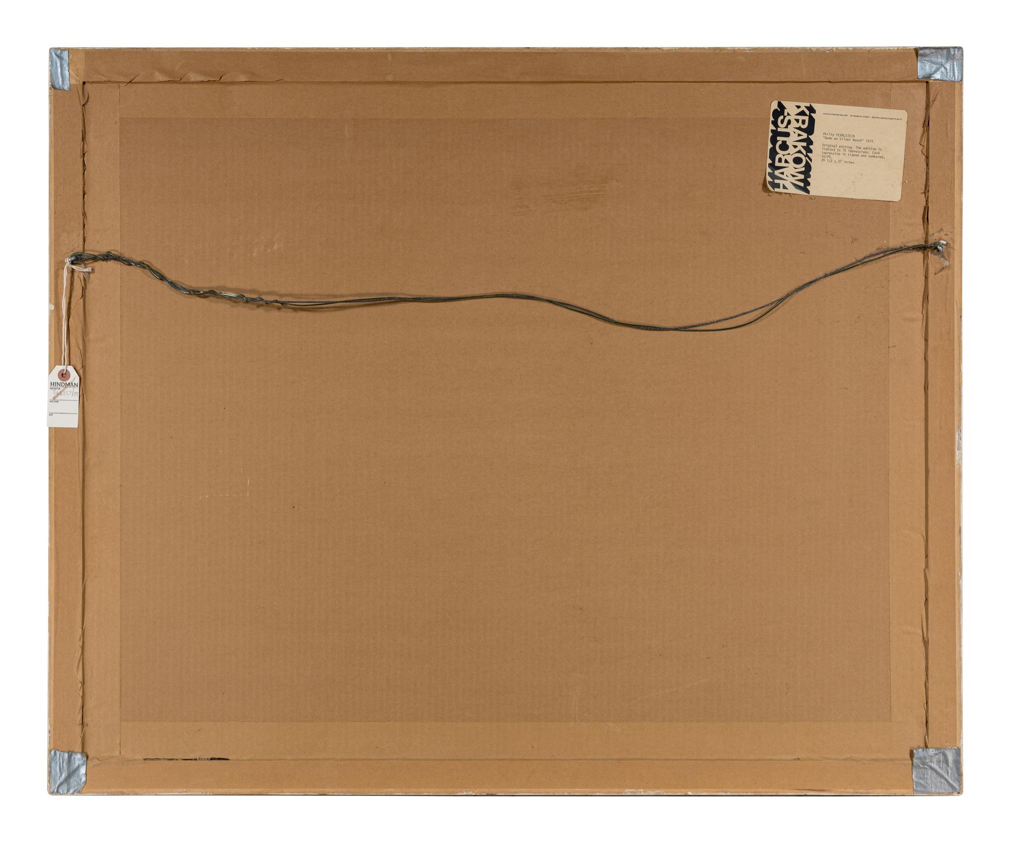 Nude on a Silver Bench , 1972