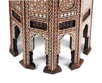A Pair of Moorish Style Marquetry Side Tables