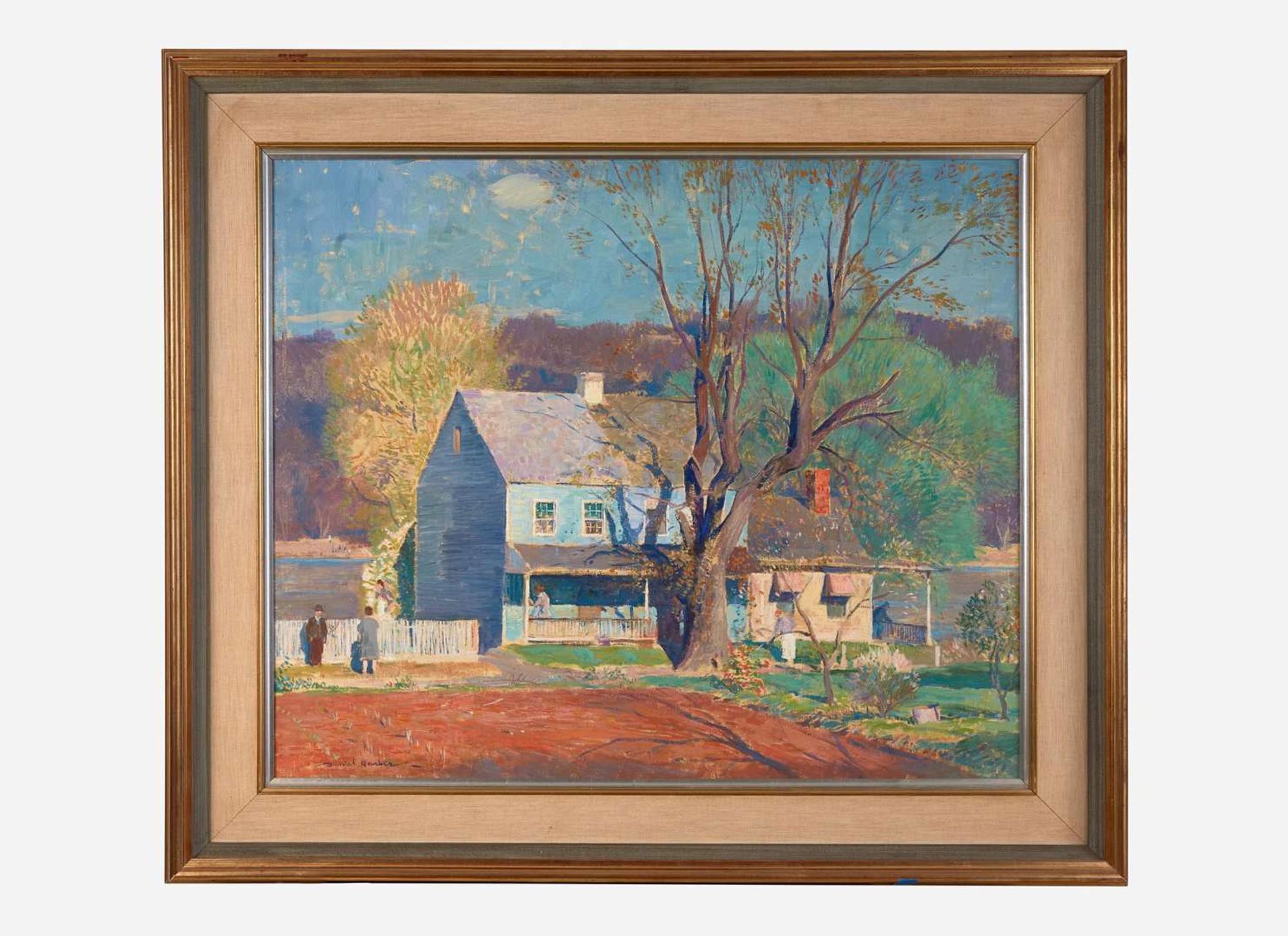 Daniel Garber (American, 1880-1958) - The Blue House
