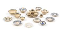 A Collection of Pottery Table Articles Diameter of first 1 1/4 inches. — Marie-Luce Pelletier