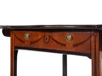 A George III Mahogany and Marquetry Pembroke Table in the Manner of Ince and Mayhew