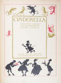 (HALPIN, BILL; RACKHAM, ARTHUR) EVANS, C.S. Cinderella. London/New York, 1919. Finely bound by Bill Halpin. Limited, signed.