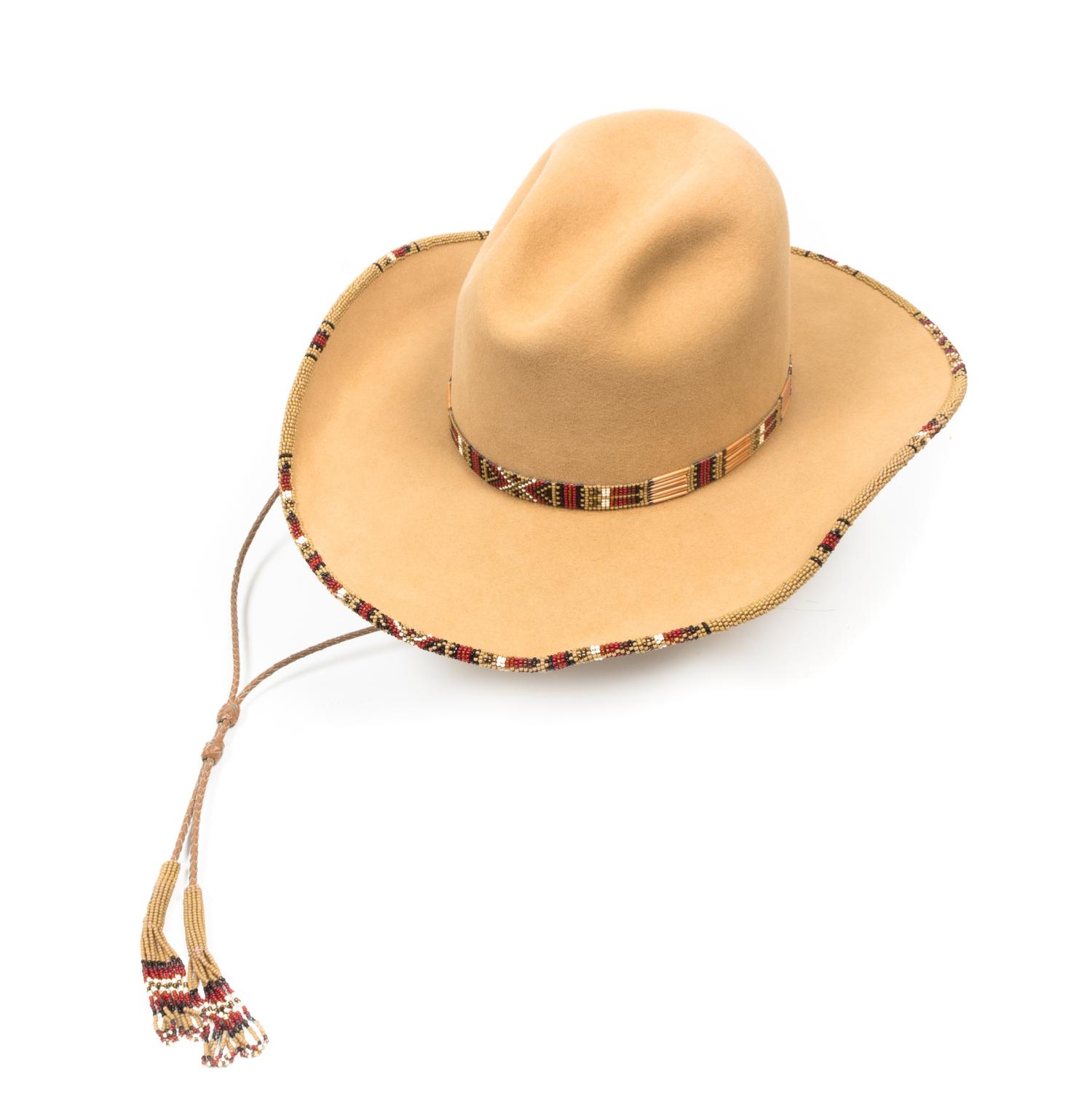 A Custom Made Cowboy Hat, Rand's Billings, Montana Size 7 1/8